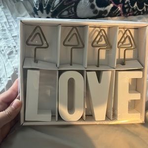 love photo clip frame/holder